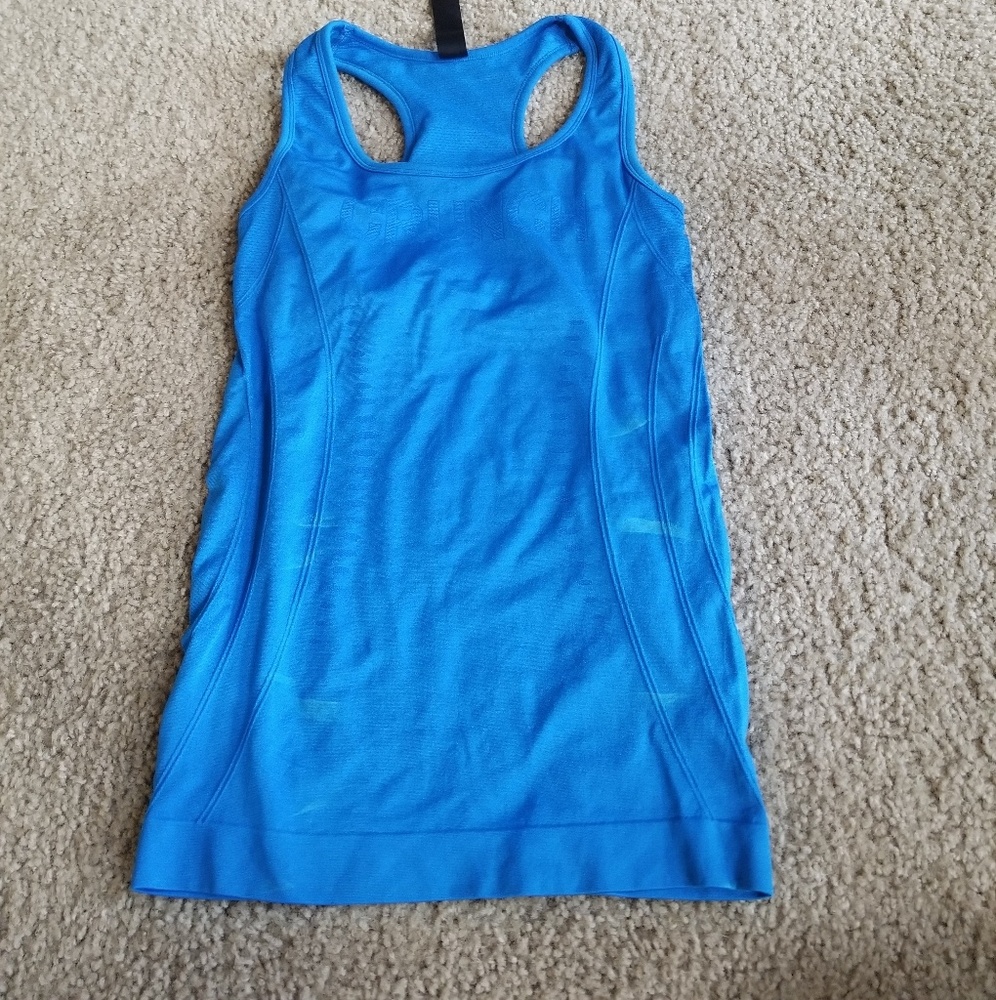 Blue Crunch Athletic tank top